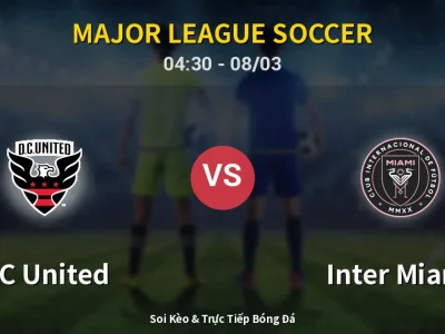 Kết Quả: DC United 1-2 Inter Miami – Highlight & Bàn Thắng | Major League Soccer