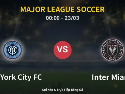 Kết Quả: New York City FC 2-3 Inter Miami – Highlight & Bàn Thắng | Major League Soccer