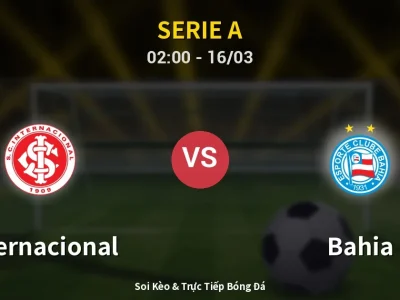 Kết Quả: Internacional 0-1 Bahia – Highlight & Bàn Thắng | Serie A