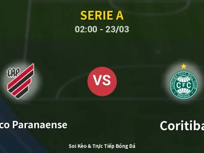 Kết Quả: Atletico Paranaense 2-0 Coritiba – Highlight & Bàn Thắng | Serie A
