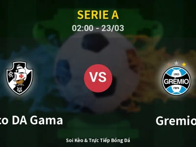 Kết Quả: Vasco DA Gama 2-1 Gremio – Highlight & Bàn Thắng | Serie A