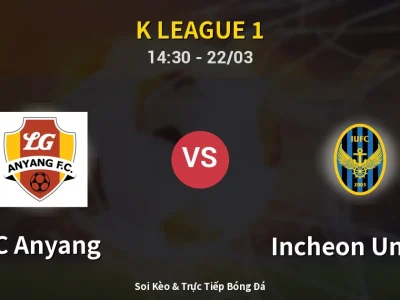 Kết Quả: FC Anyang 0-1 Incheon United – Highlight & Bàn Thắng | K League 1