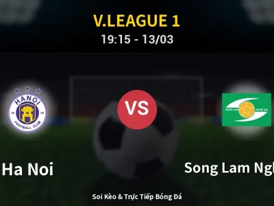 Kết Quả: Ha Noi 3-0 Song Lam Nghe An – Highlight & Bàn Thắng | V.League 1