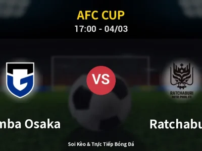 Kết Quả: Gamba Osaka 1-1 Ratchaburi – Highlight & Bàn Thắng | AFC Cup