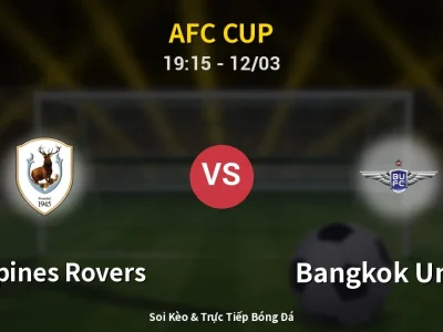🔴 Trực Tiếp: Tampines Rovers 1-2 Bangkok United – Link Xem AFC Cup (Full HD)