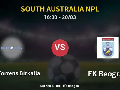 Soi Kèo West Torrens Birkalla vs FK Beograd – 16:30 20/03 | Nhận Định, Dự Đoán Tỷ Số