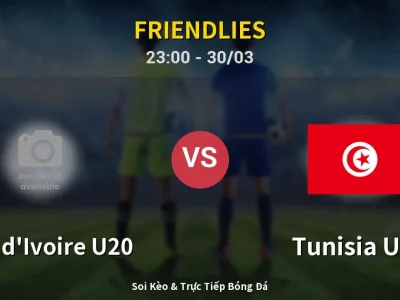 Soi Kèo Côte d’Ivoire U20 vs Tunisia U23 – 23:00 30/03 | Nhận Định, Dự Đoán Tỷ Số