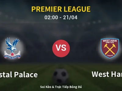 Kết Quả: Crystal Palace 0-0 West Ham – Highlight & Bàn Thắng | Premier League