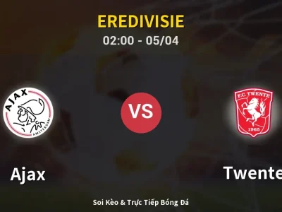 Kết Quả: Ajax 1-2 Twente – Highlight & Bàn Thắng | Eredivisie