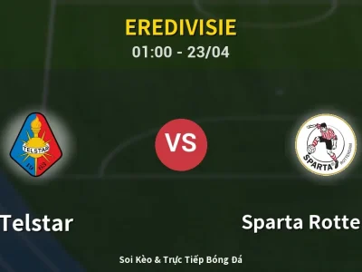 Kết Quả: Telstar 4-1 Sparta Rotterdam – Highlight & Bàn Thắng | Eredivisie