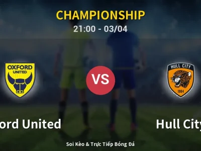 🔴 Trực Tiếp: Oxford United 1-1 Hull City – Link Xem Championship (Full HD)