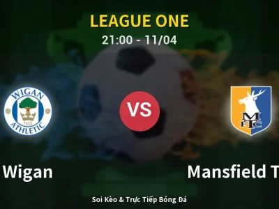 Soi Kèo Wigan vs Mansfield Town – 21:00 11/04 | Nhận Định, Dự Đoán Tỷ Số