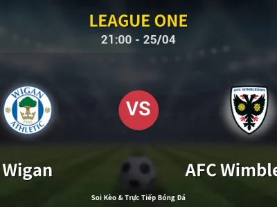Soi Kèo Wigan vs AFC Wimbledon – 21:00 25/04 | Nhận Định, Dự Đoán Tỷ Số