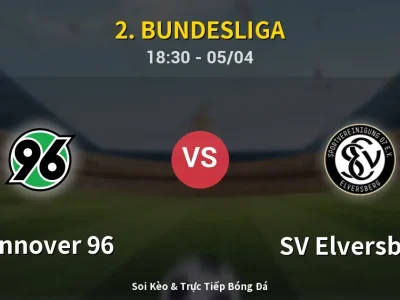 Soi Kèo Hannover 96 vs SV Elversberg – 18:30 05/04 | Nhận Định, Dự Đoán Tỷ Số