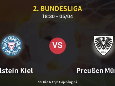 Soi Kèo Holstein Kiel vs Preußen Münster – 18:30 05/04 | Nhận Định, Dự Đoán Tỷ Số