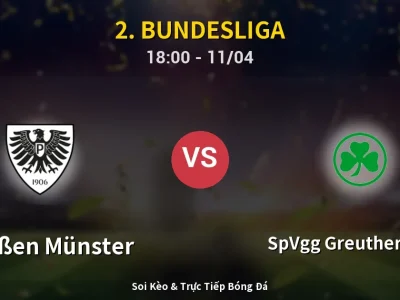 Soi Kèo Preußen Münster vs SpVgg Greuther Fürth – 18:00 11/04 | Nhận Định, Dự Đoán Tỷ Số