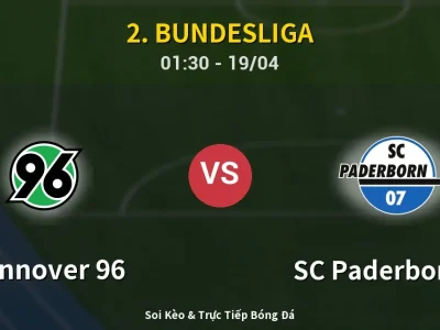 Kết Quả: Hannover 96 1-1 SC Paderborn 07 – Highlight & Bàn Thắng | 2. Bundesliga