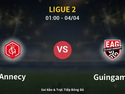 Kết Quả: Annecy 1-0 Guingamp – Highlight & Bàn Thắng | Ligue 2
