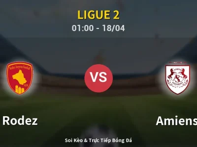 Kết Quả: Rodez 3-2 Amiens – Highlight & Bàn Thắng | Ligue 2