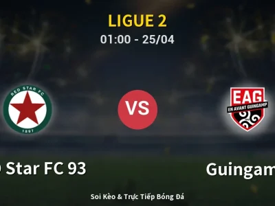 🔴 Trực Tiếp: RED Star FC 93 3-1 Guingamp – Link Xem Ligue 2 (Full HD)
