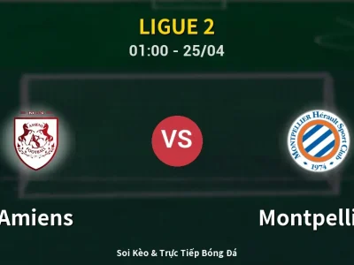 🔴 Trực Tiếp: Amiens 0-1 Montpellier – Link Xem Ligue 2 (Full HD)