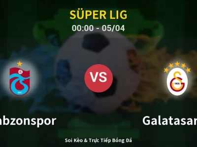 Kết Quả: Trabzonspor 2-1 Galatasaray – Highlight & Bàn Thắng | Süper Lig