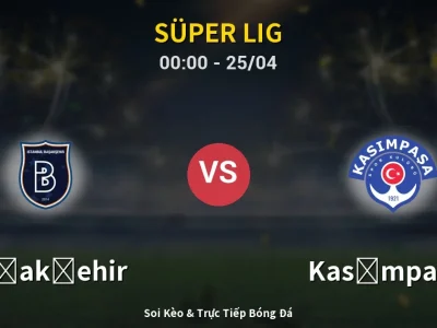 Kết Quả: Başakşehir 4-0 Kasımpaşa – Highlight & Bàn Thắng | Süper Lig