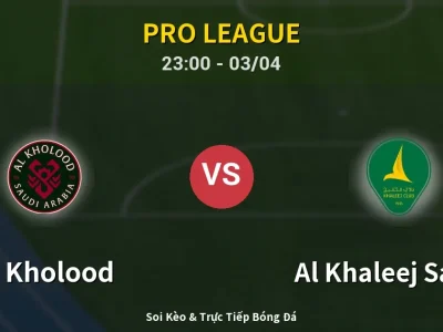 Soi Kèo Al Kholood vs Al Khaleej Saihat – 23:00 03/04 | Nhận Định, Dự Đoán Tỷ Số
