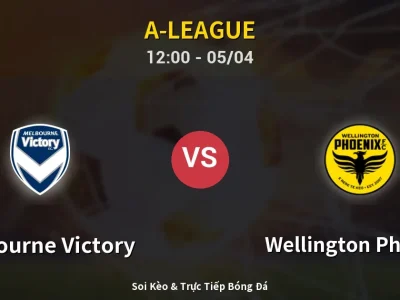 🔴 Trực Tiếp: Melbourne Victory 0-0 Wellington Phoenix – Link Xem A-League (Full HD)