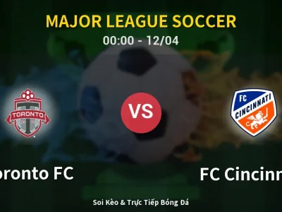 Kết Quả: Toronto FC 1-1 FC Cincinnati – Highlight & Bàn Thắng | Major League Soccer