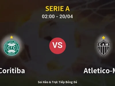 Kết Quả: Coritiba 2-0 Atletico-MG – Highlight & Bàn Thắng | Serie A