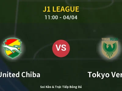 Kết Quả: JEF United Chiba 3-2 Tokyo Verdy – Highlight & Bàn Thắng | J1 League