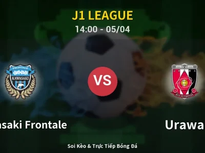 Soi Kèo Kawasaki Frontale vs Urawa – 14:00 05/04 | Nhận Định, Dự Đoán Tỷ Số