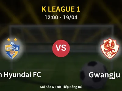 Kết Quả: Ulsan Hyundai FC 5-1 Gwangju FC – Highlight & Bàn Thắng | K League 1
