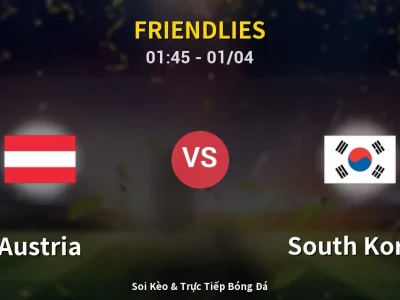 Kết Quả: Austria 1-0 South Korea – Highlight & Bàn Thắng | Friendlies