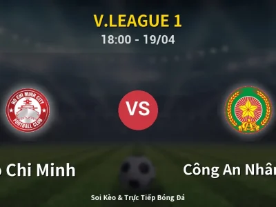 Kết Quả: Ho Chi Minh 0-3 Công An Nhân Dân – Highlight & Bàn Thắng | V.League 1