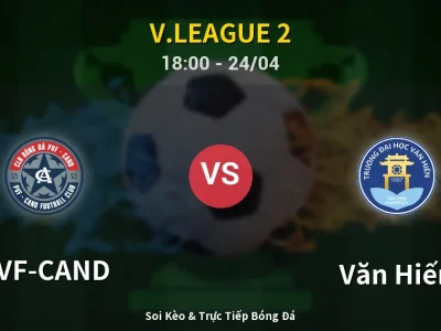 Kết Quả: PVF-CAND 2-1 Văn Hiến – Highlight & Bàn Thắng | V.League 2