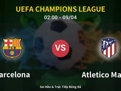 Kết Quả: Barcelona 0-2 Atletico Madrid – Highlight & Bàn Thắng | UEFA Champions League