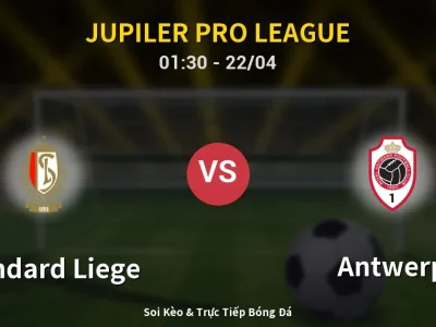 Kết Quả: Standard Liege 1-2 Antwerp – Highlight & Bàn Thắng | Jupiler Pro League