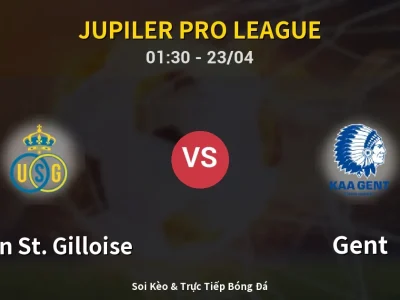 Kết Quả: Union St. Gilloise 0-0 Gent – Highlight & Bàn Thắng | Jupiler Pro League