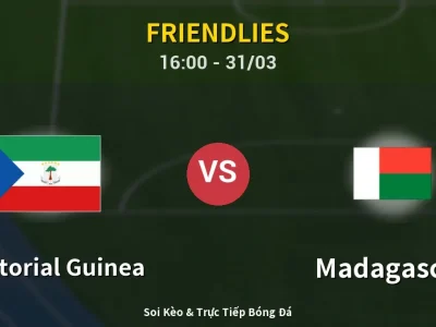 Kết Quả: Equatorial Guinea 1-1 Madagascar – Highlight & Bàn Thắng | Friendlies