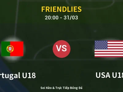 Soi Kèo Portugal U18 vs USA U18 – 20:00 31/03 | Nhận Định, Dự Đoán Tỷ Số