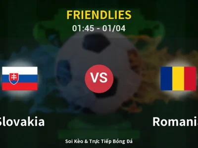 Kết Quả: Slovakia 2-0 Romania – Highlight & Bàn Thắng | Friendlies