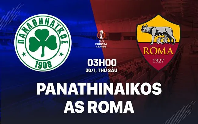 nhan dinh bong da du doan Panathinaikos vs AS Roma cup c2 chau au europa league hom nay