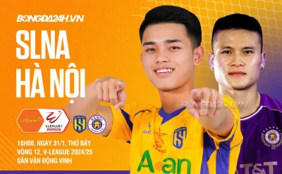 SLNA vs Hà Nội: Pháo đài Vinh sụp đổ trước 'cơn lốc tím'? 1
