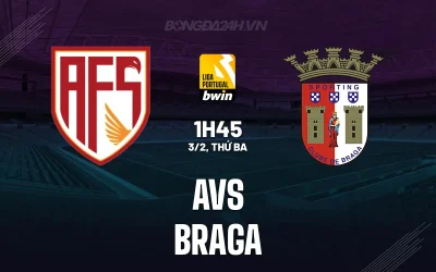 AVS vs Braga: Thảm họa chực chờ trước cửa nhà đội đứng bét bảng? 1
