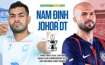 Nam Định vs JDT: Trận 'Chung Kết' Bảng B Shopee Cup, Thép Xanh Thử Sức 'Gã Khổng Lồ' Đông Nam Á 1